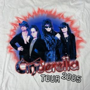 Large Cinderella 2005 tour concert shirt